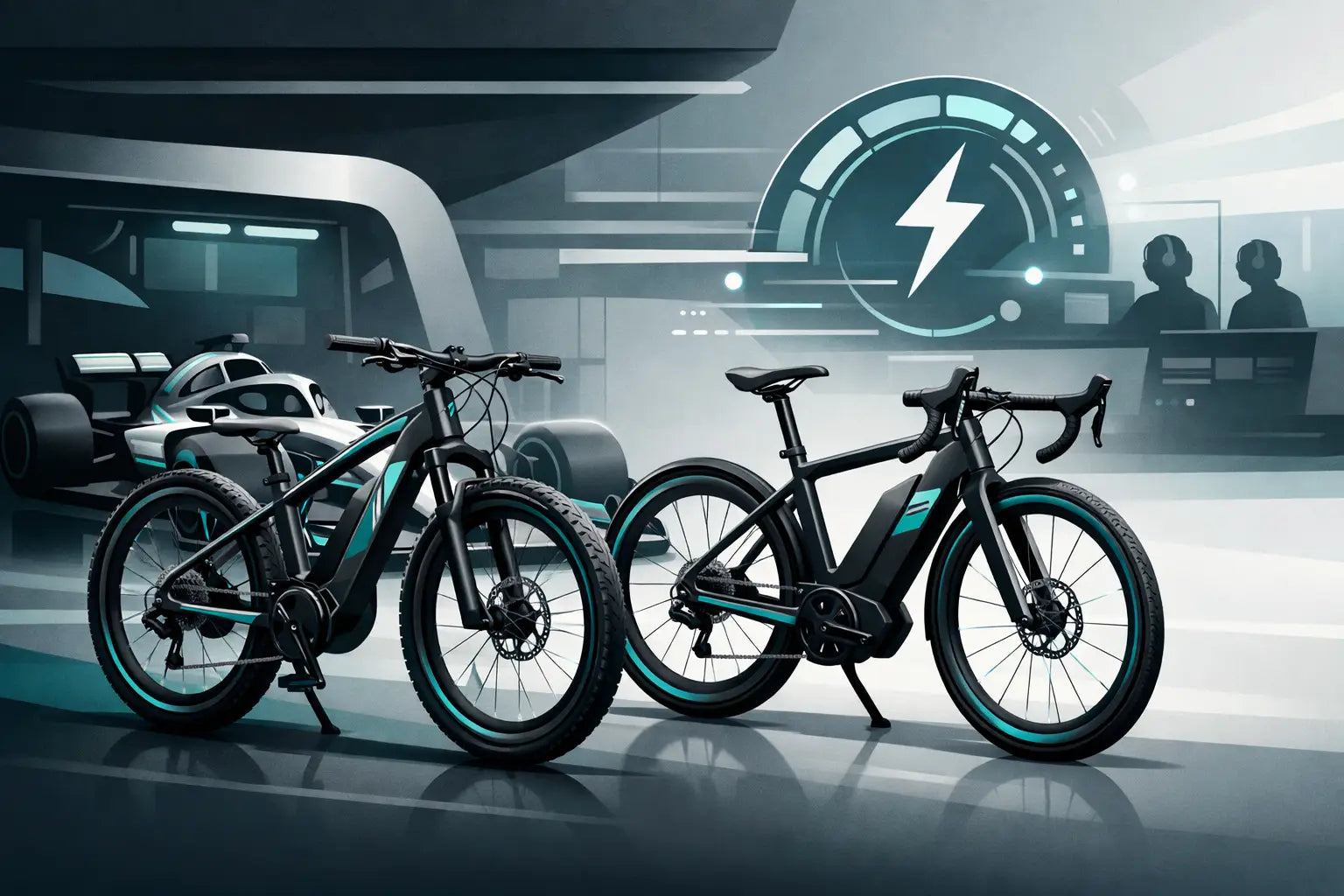 Mercedes AMG PETRONAS F1 Team Electric Bikes