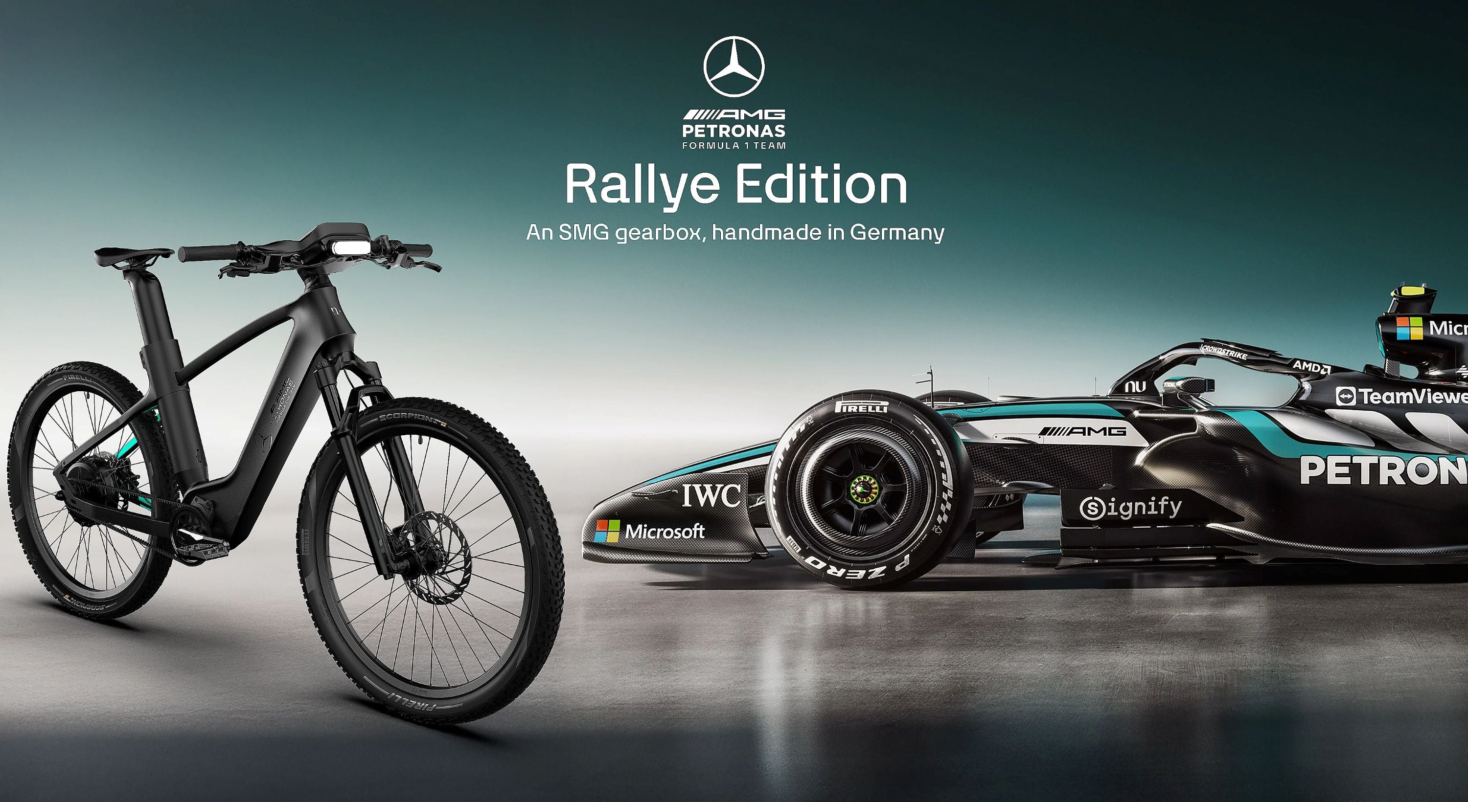 MERCEDES-AMG PETRONAS F1チーム  Rallye Edition 400 Mercedes-AMG PETRONAS F1® Team eBike | N+ Bikes